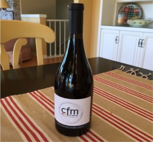 CFM wine bottle